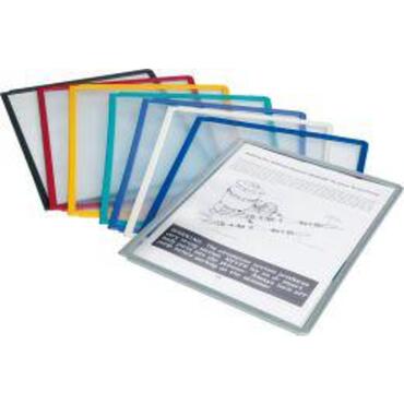 Loose folder for transparent folder system, in different colours